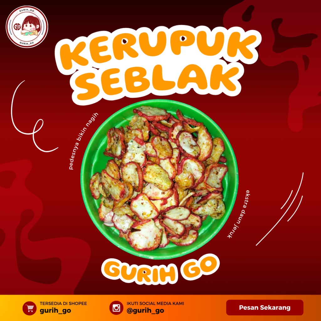 

GURIH GO Camilan Kerupuk Seblak Pedas