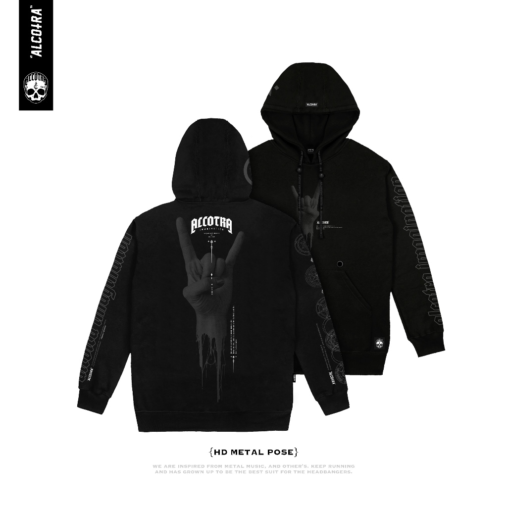 HD METAL POSE // HOODIE METAL POSE // HOODIE ALCOTRA