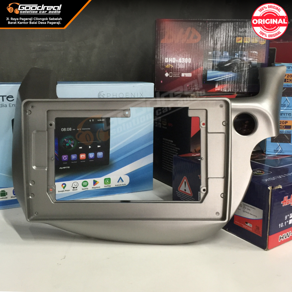 FRAME HEAD UNIT DOUBLE DIN ANDROID HONDA JAZZ 10" 2008-2013