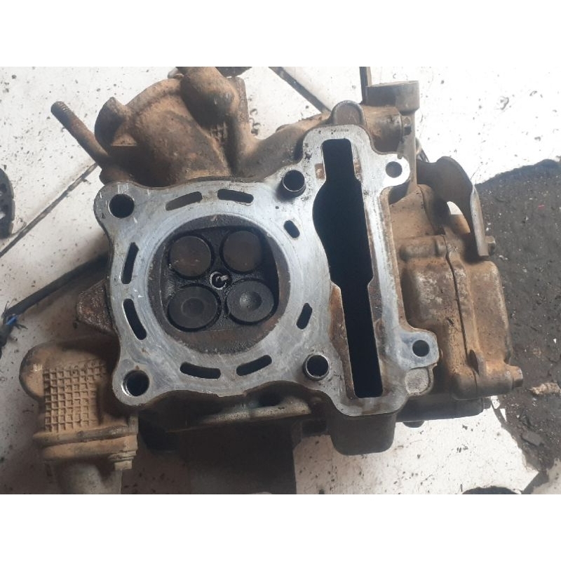 Blok Head Blok Klepp Cllynder Full Isi Yamaha Vixion Old Jupiter Mx New Seken Original Copotan