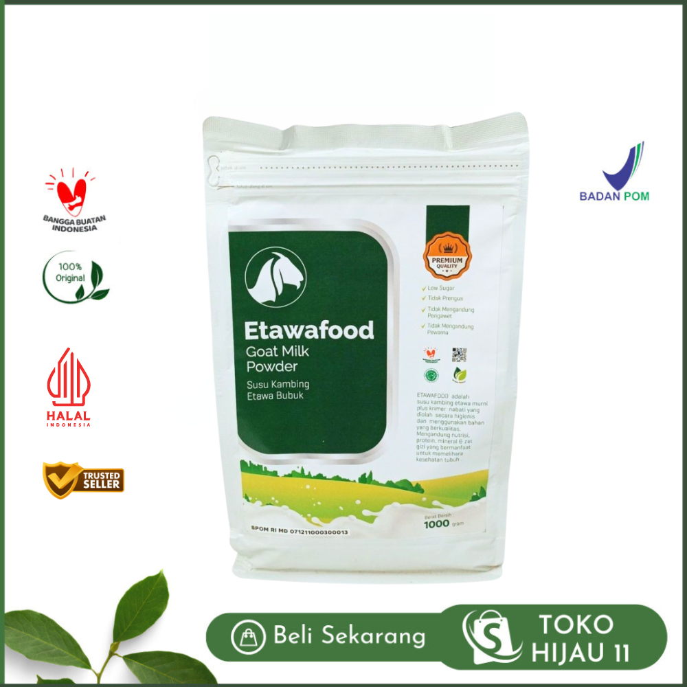 

ETAWAFOOD Susu Kambing Etawa Premium 1.000 gram Original \Susu Kambing Etawa Bubuk 1kg