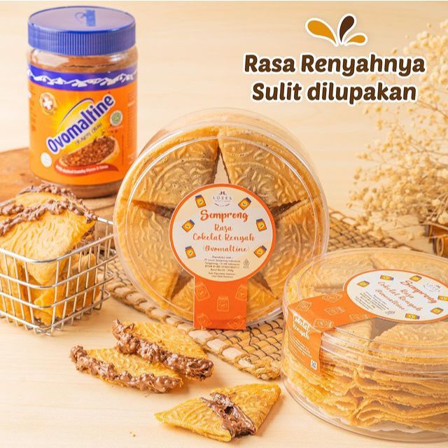 

Loves Semprong Ovomaltine Snack Kue Kering Enak Camilan Cemilan Sehat Semprong Isi Ovomaltine