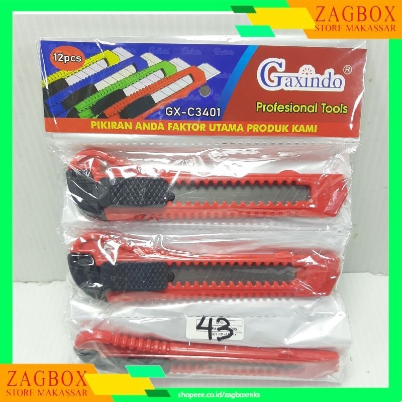 

Pisau Cutter Besar GAXINDO - Pisau Cutter Besar Termurah