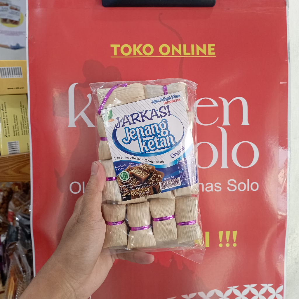 

Piscoklegit_ Jenang Ketan Jarkasi Oleh Oleh Khas Solo 200Gram