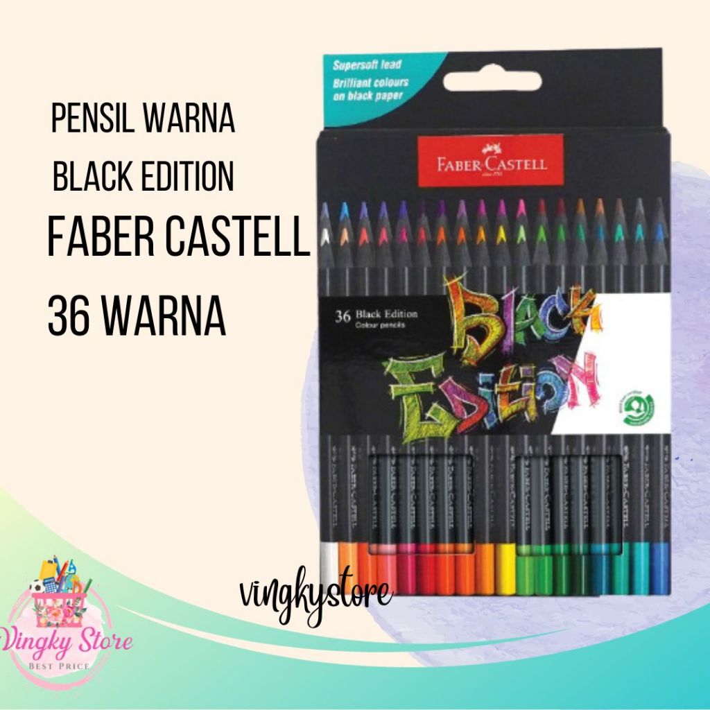 

Pensil Warna Black Edition Faber Castell 36 Warna