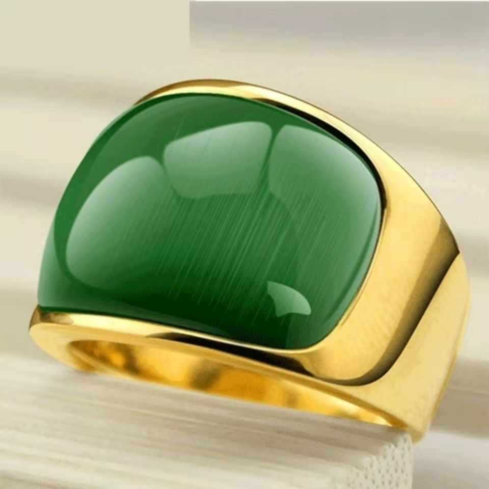 lilith_shop cincin pria Cincin stainless steel pria cincin emas cincin mata kucing nita kalung