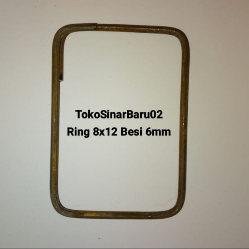 Begel Ring Cincin 8x12 Besi 6mm