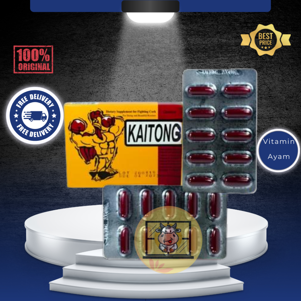 KAITONG PER BOX 20 TABLET - Suplemen Vitamin Ayam Ternak Dan Aduan.