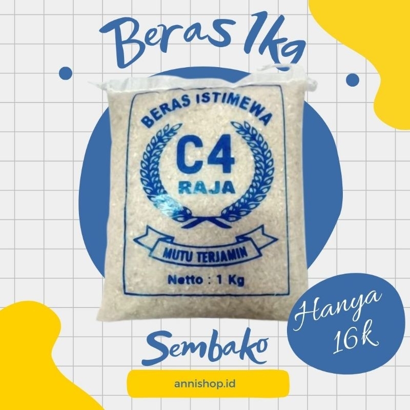 

Beras kualitas terbaik 1Kg || Beras murah terjamin