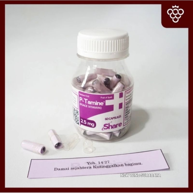 

KAPSUL AYAT "PEACE" ISI 60 KAPSUL