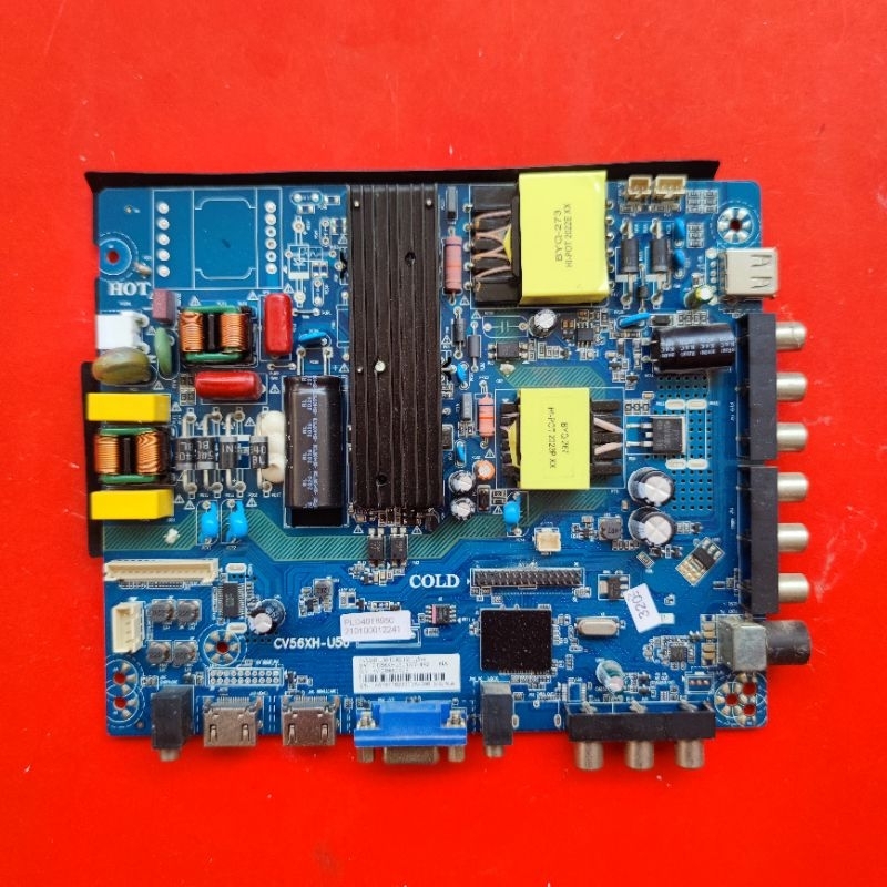 mb mobo mainboard module mesin tv polytron PLD 43D150 PLD43D150