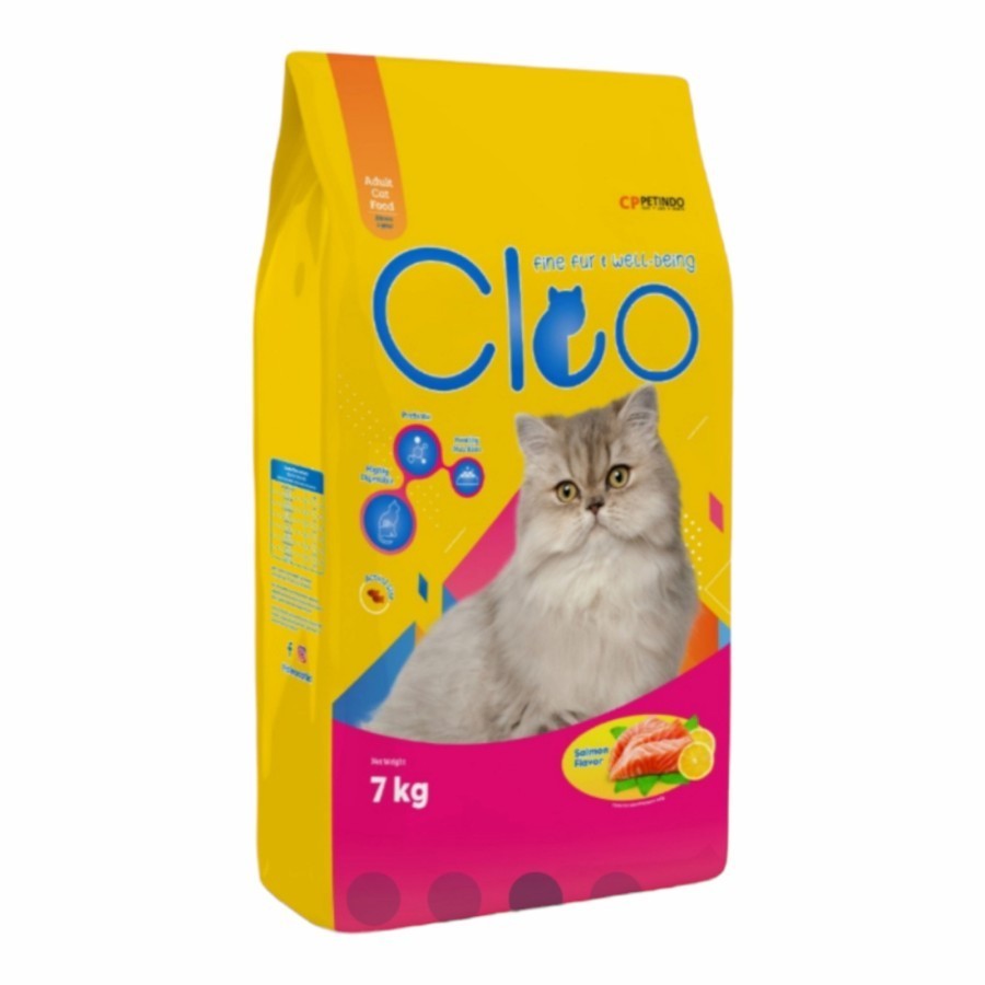 MAKANAN KUCING Cleo Salmon 7kg - Cleo Makanan Kucing CLEO CAT SALMON