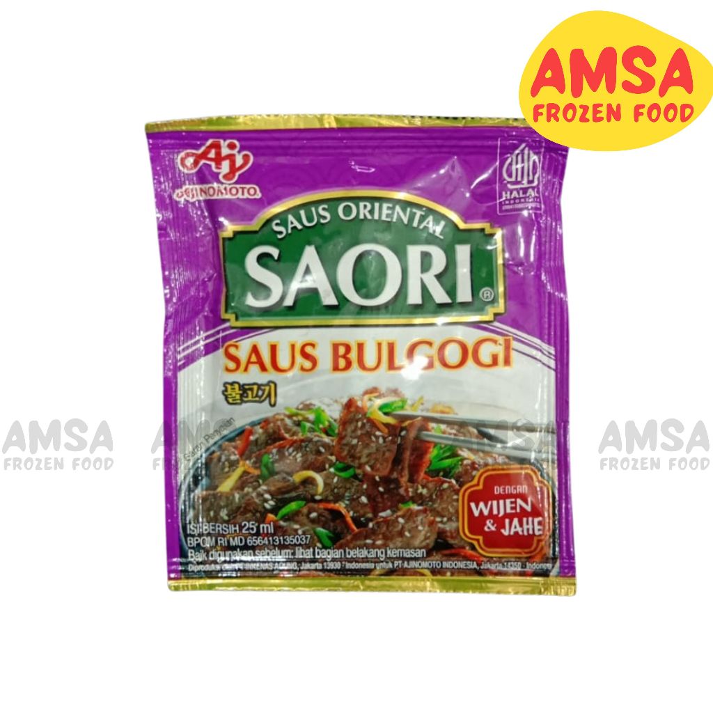 

SAORI Saus Bulgogi Oriental Sachet 25 ml