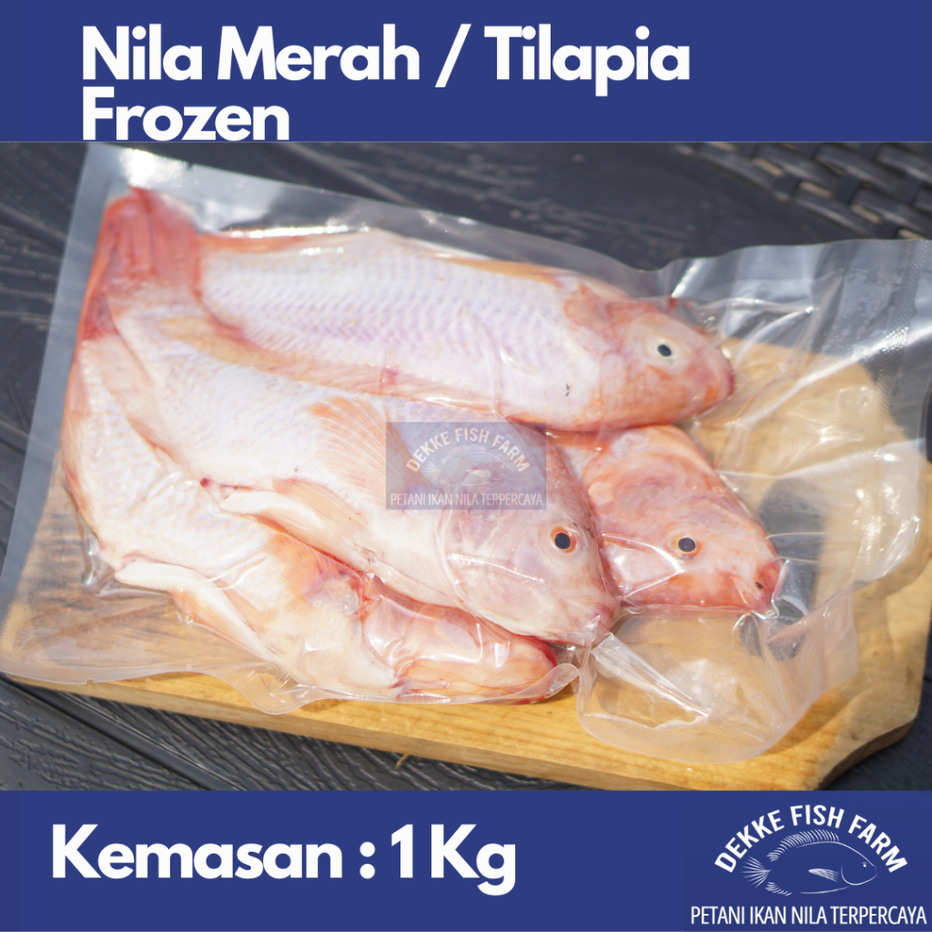 

RB Ikan Nila Merah Beku / Frozen Red Tilapia 1 Kg ( Sudah dibersihkan )