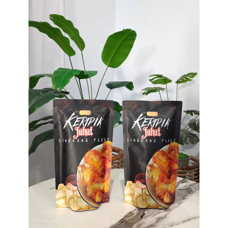 

Keripik Jahat Singkong Balado - Pedas Asin Manis 130gr