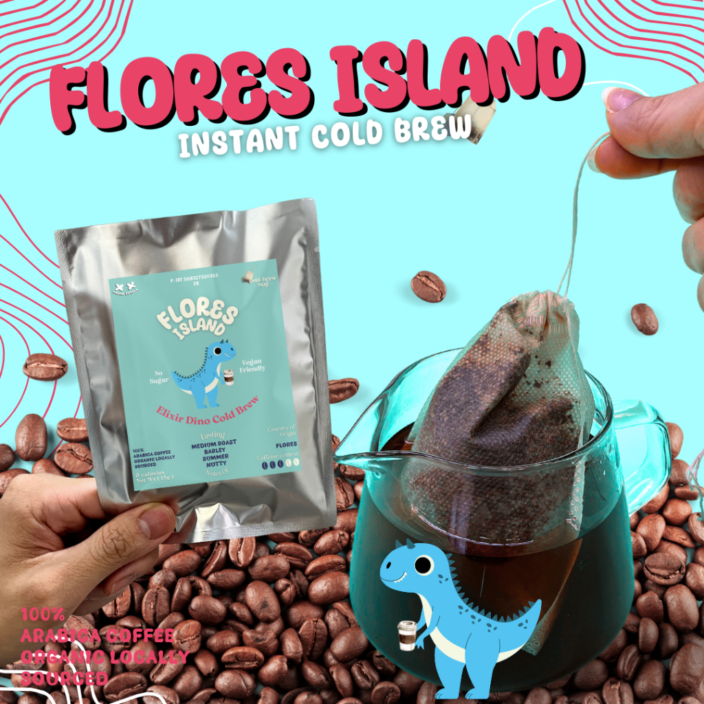 Flores Instant filter Cold Brew Coffee (1pcs) By Black Potion