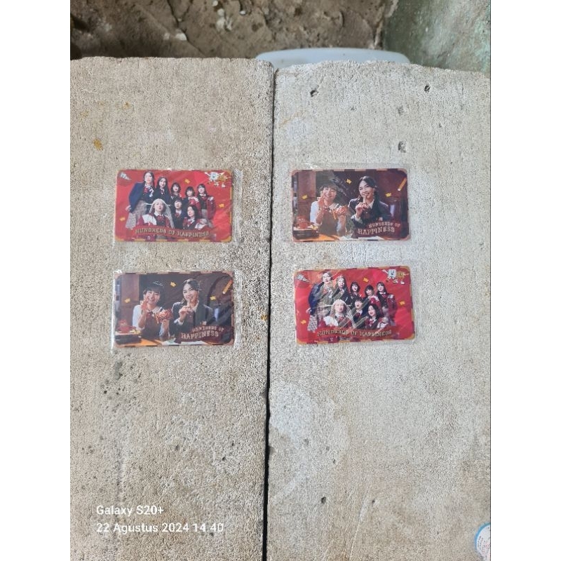 Photocard JKT48 X Tango versi Photo Group official