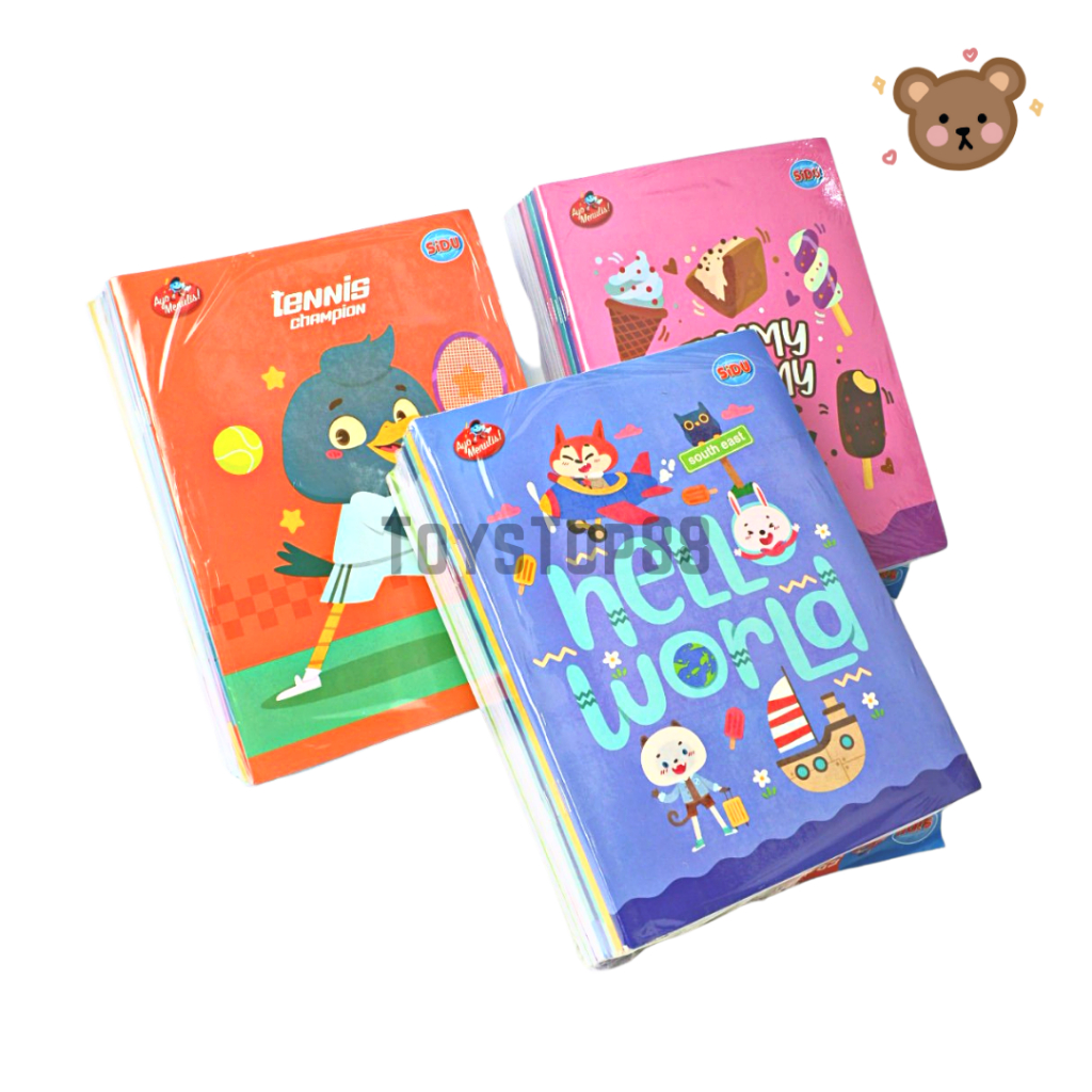 

Buku Tulis Sidu 58 Lembar - Buku Sekolah Anak Karakter Sinar Dunia [PER PACK ISI 10 PCS]