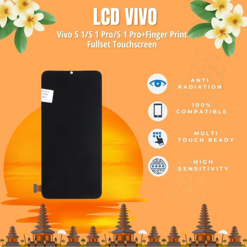 LCD Vivo S 1/S 1 Pro/S 1 Pro+Finger Print Fullset Touchscreen