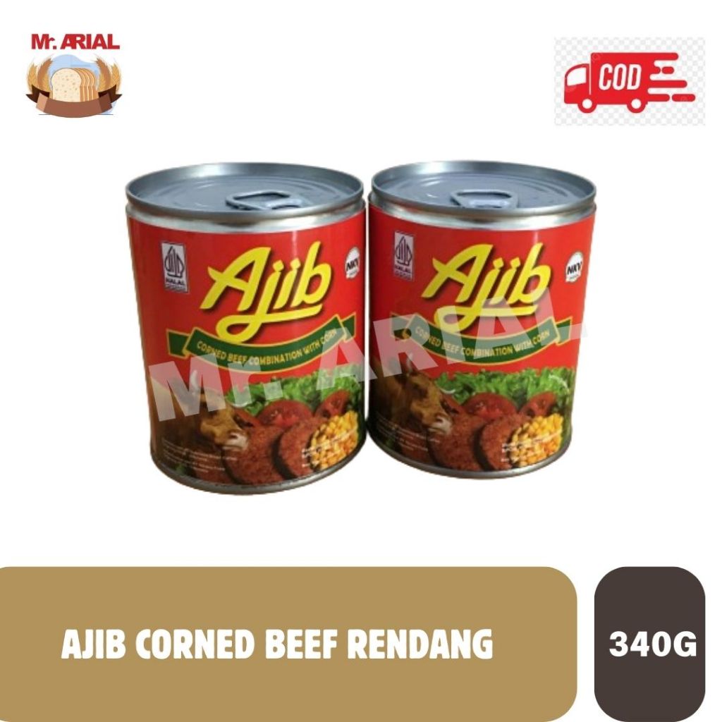 

Ajib Kornet Daging Sapi Dengan Jagung 340gr / Kornet Daging Dengan Jagung / Corn