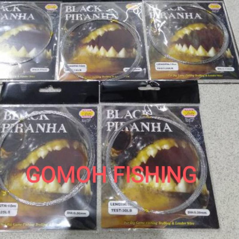 neklin seling kawat pancing stella BLACK PIRANHA 7x1