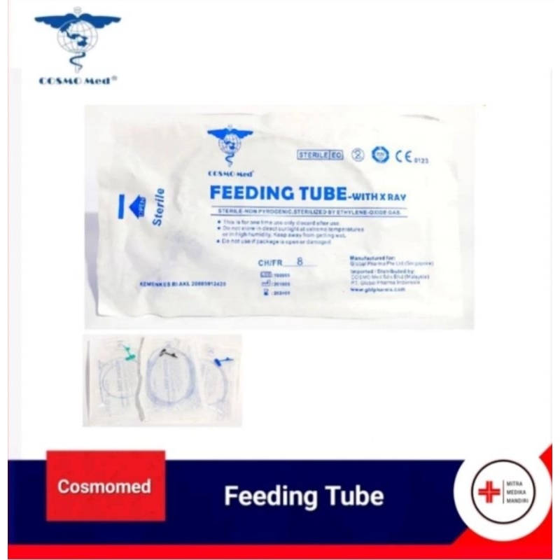 Cosmomed Feeding Tube NGT Selang Sonde per pcs