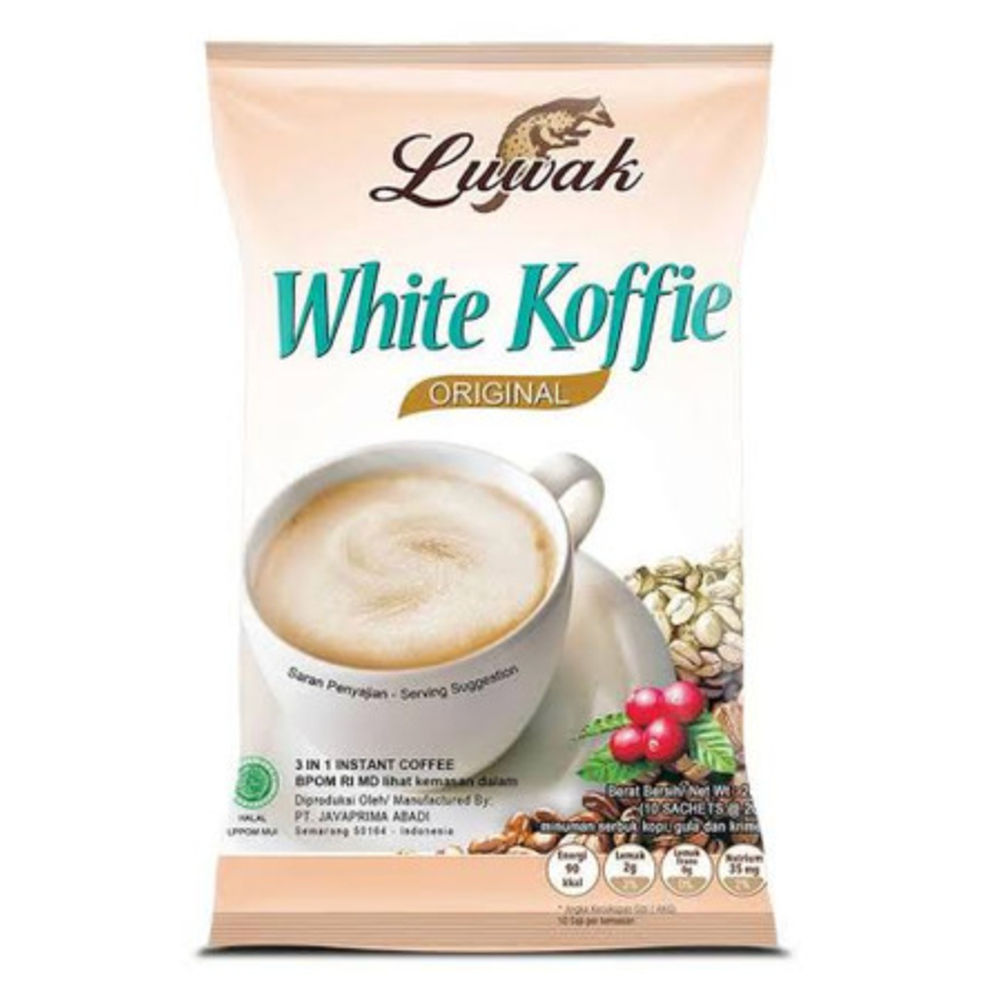 

Kopi Luwak White coffe 20gr / Kopi Luwak White Koffie 20g per 1 sachet