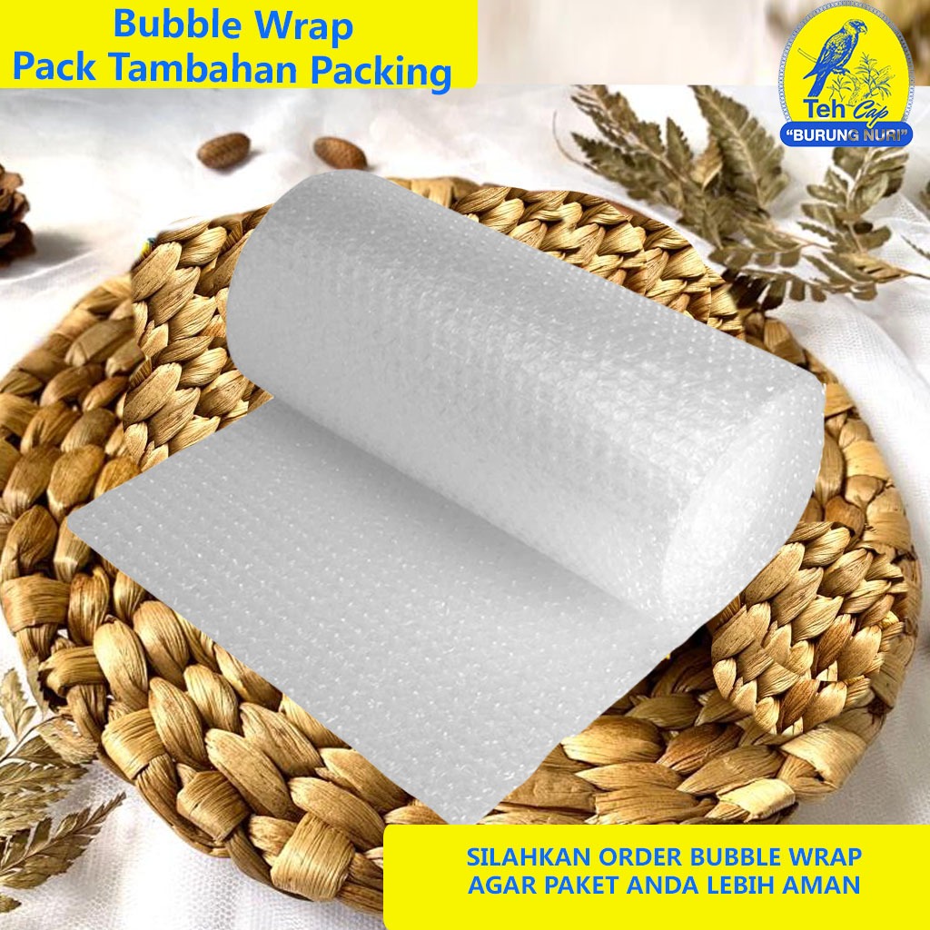 

Bubble Wrap Pack (Tambahan Packing Paket Lebih Aman)