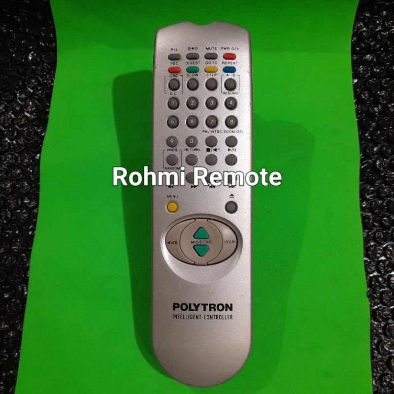REMOTE REMOT DVD BIG BAND POLYTRON PBC OSD ORIGINAL ASLI