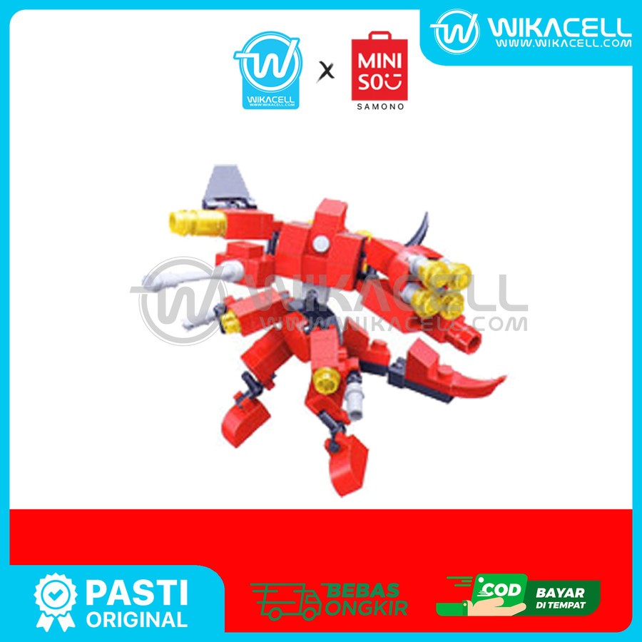 Miniso Mini Assembled Mecha - Warrior/Miniso Mini Rakitan Mecha - PrajuritMiniso Mini Rakitan Mecha 