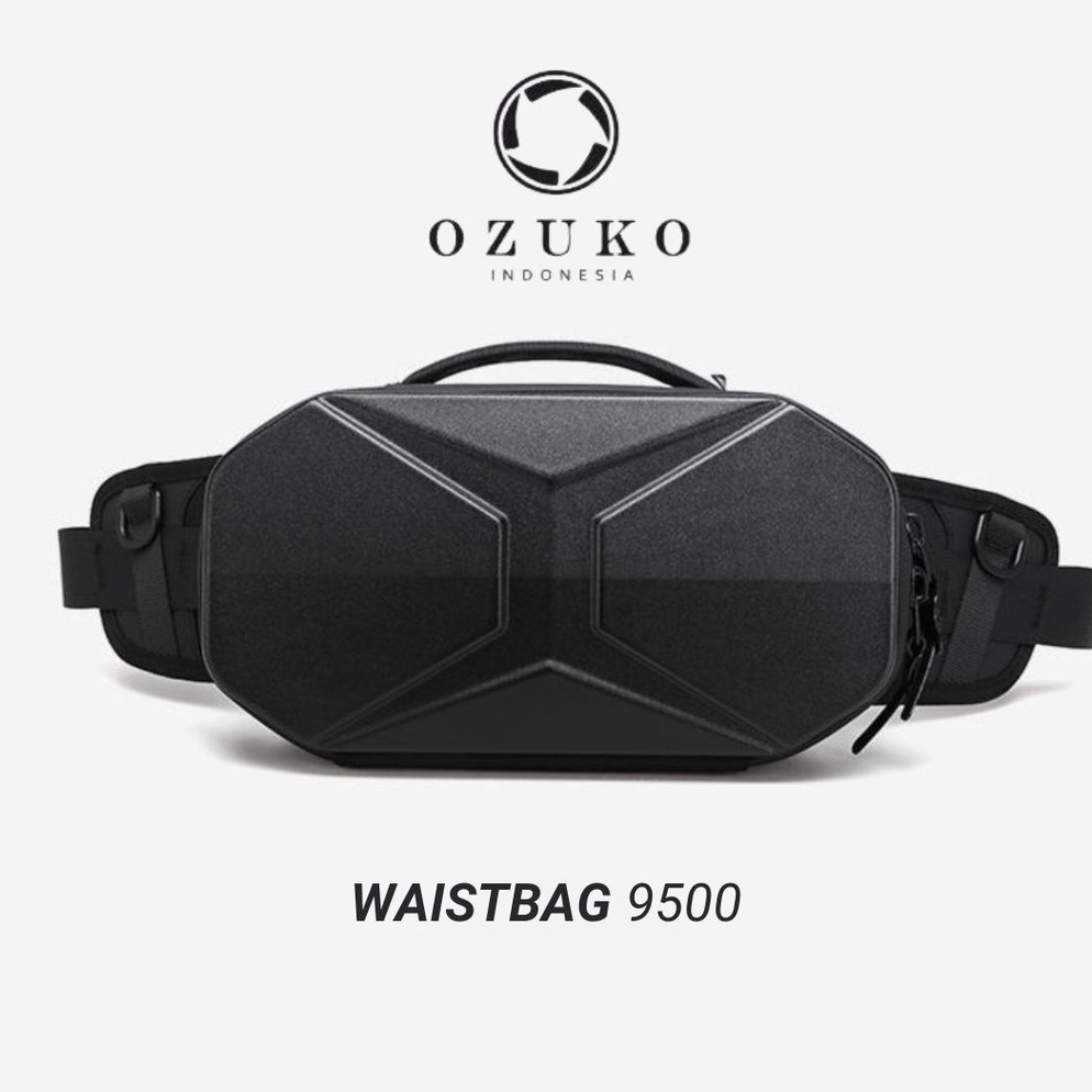 Recomended OZUKO Waistbag 95  Tas Slempang Pria