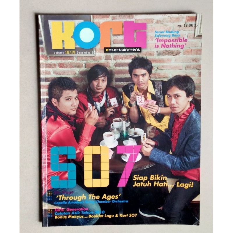 Majalah KORT Vol.10 / Desember 2010 : Cover SO7 Sheila on 7 - Laudya Chintya Bella