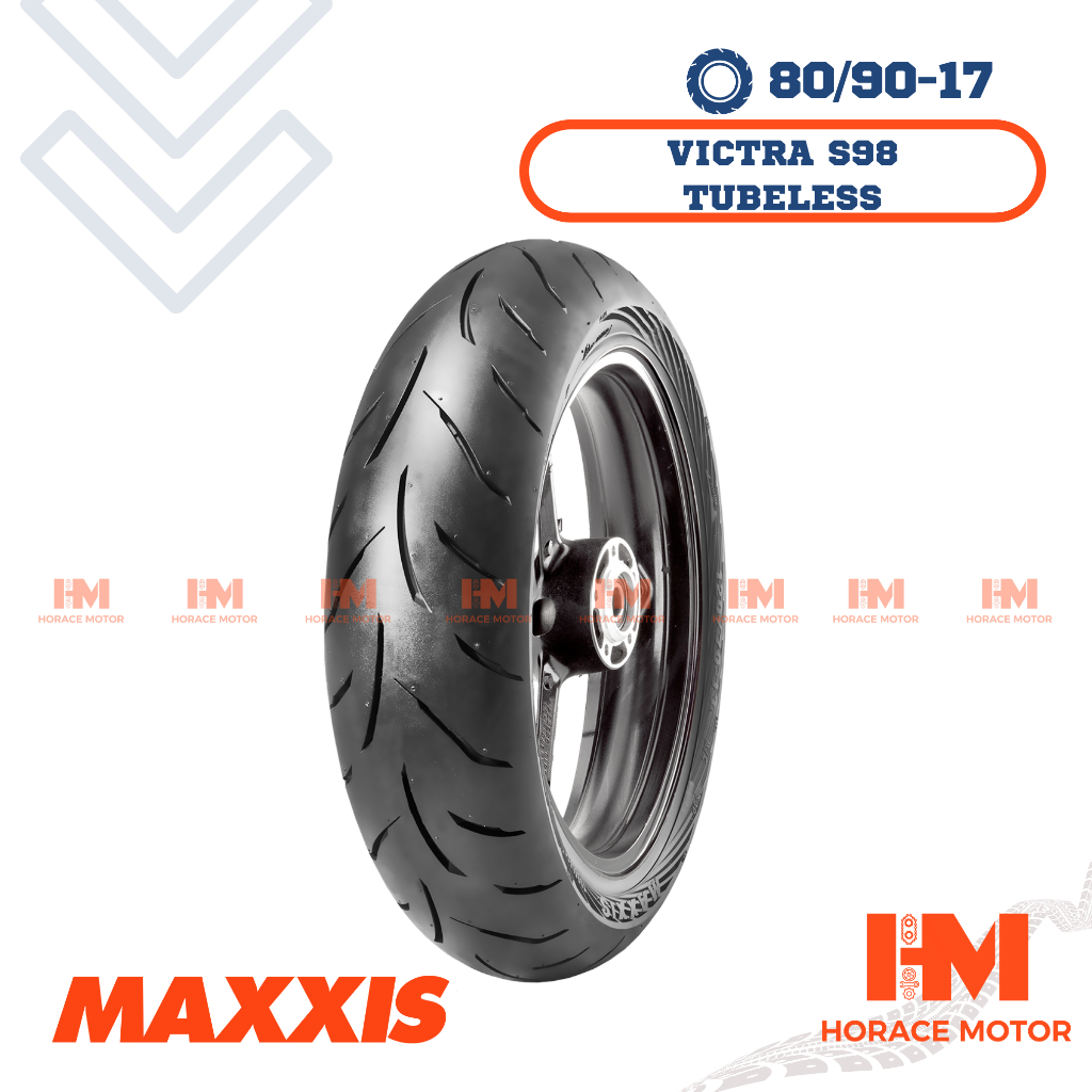 [HRC] Maxxis Victra S98 ST Ban Motor 80/90 Ring 17 80/90-17 Tubeless Tubles