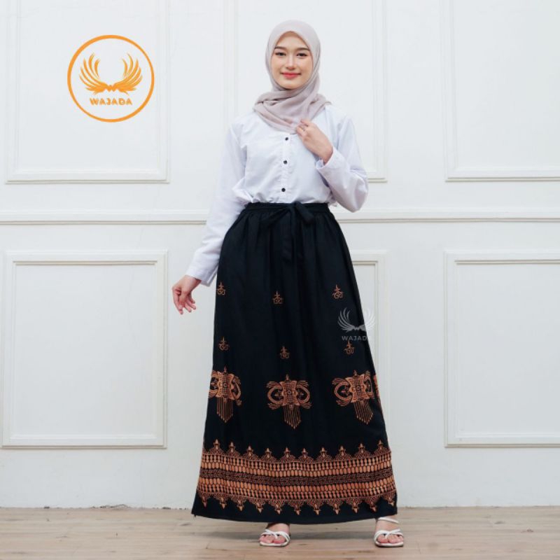 diskon rok sarung santri/rok mbak santri /rok kekinian bahan adem dan nyaman di pake