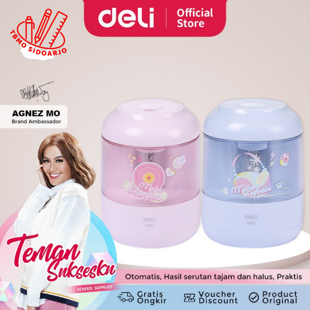

TBMO Deli Electric Pencil Sharpener / Deli Rautan Eletrik CH560
