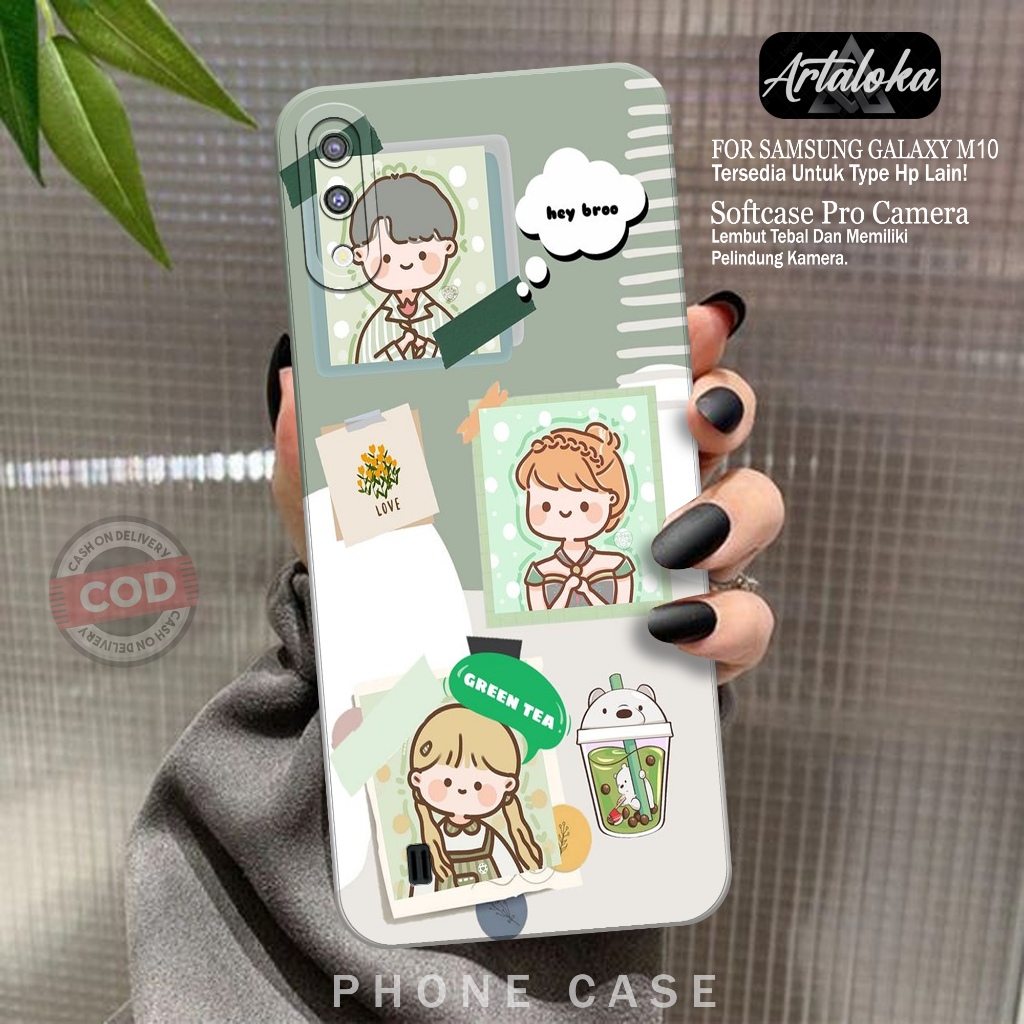 Softcase Hp Samsung Galaxy M10 Fashion Case Kartun Case Samsung Galaxy M10 Silikon TPU Pro Camera Ca