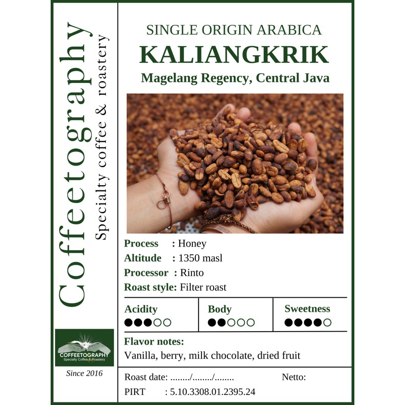 

Coffeetography | Single origin arabica - Kaliangkrik Honey