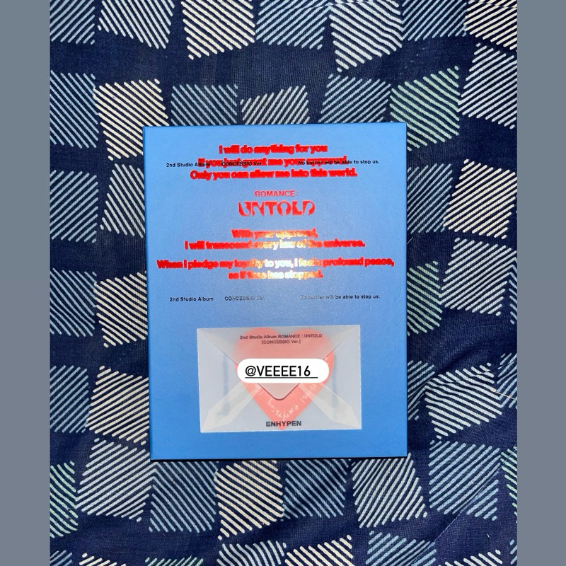 ALBUM ENHYPEN VER CONSENSIO UNSEALED