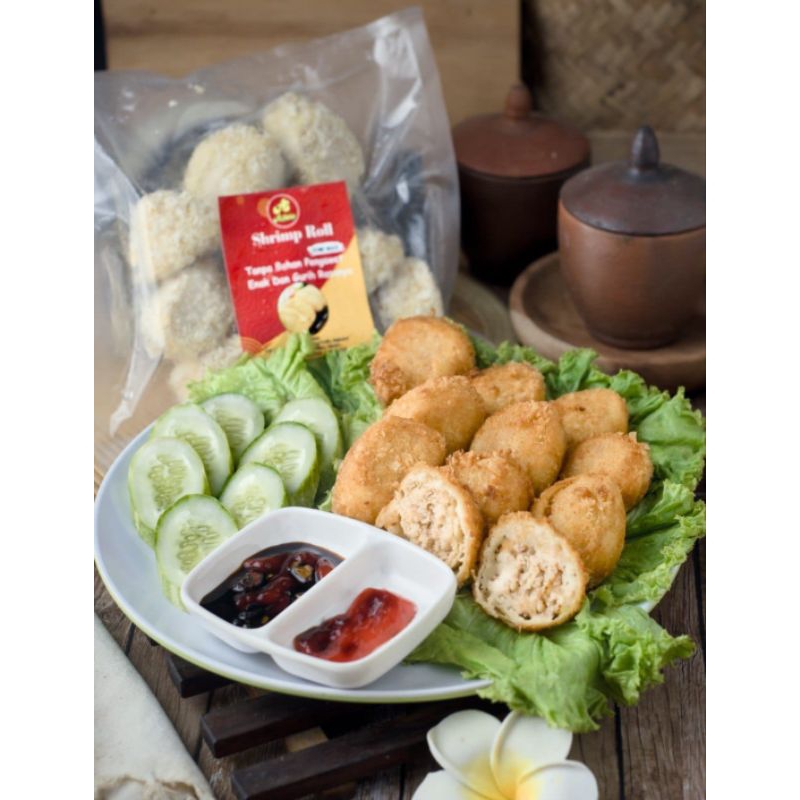 

Shrimp Roll Non MSG Home Made Frozen Bento Kualitas Premium