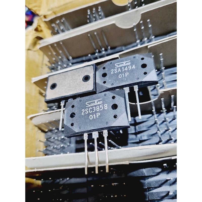 SANKEN 01P  2SC3858 2SA1494 SANKEN 01P C3858 A1494  asli super