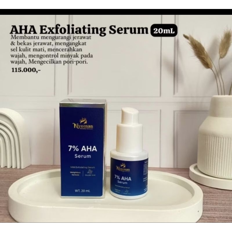 SERUM AHA NYOMAN SKINCARE