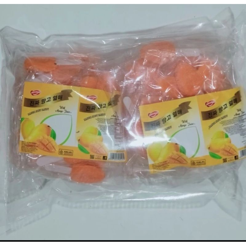 

Permen jelly mangga/Mango stik jelly candy isi 500gr