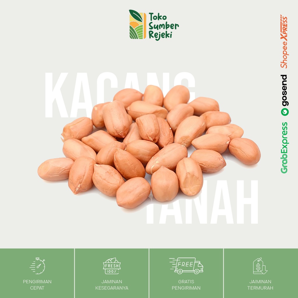 

Kacang Tanah Kupas - Toko Sumber Rejeki Yogyakarta