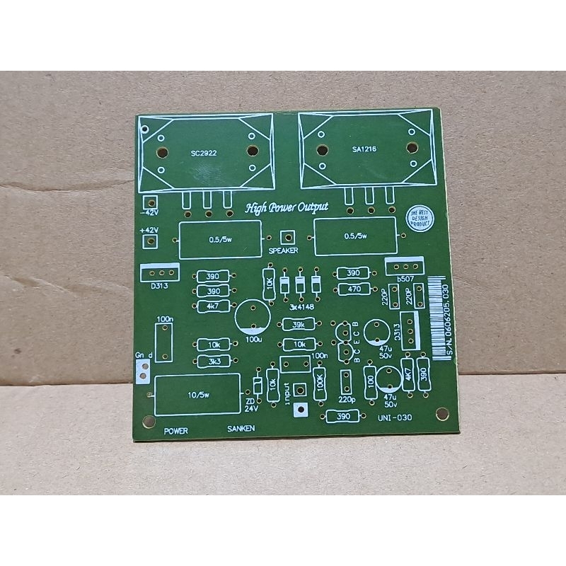 PCB Power Mono Sanken 200 Watt.