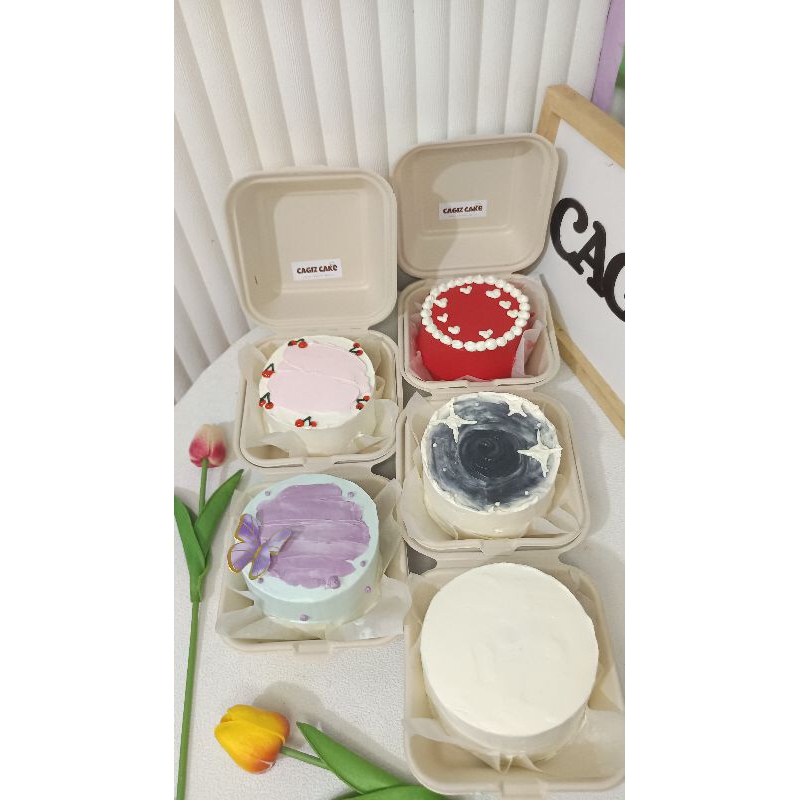 

Korea Bento Cake Diameter 10 cm |BEBAS DESAIN | Po 1-3 hari