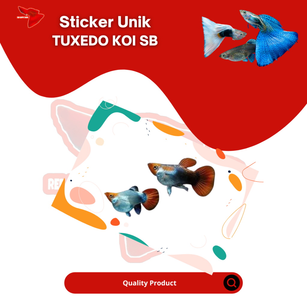 

STICKER UNIK PLATINUM KOI SB