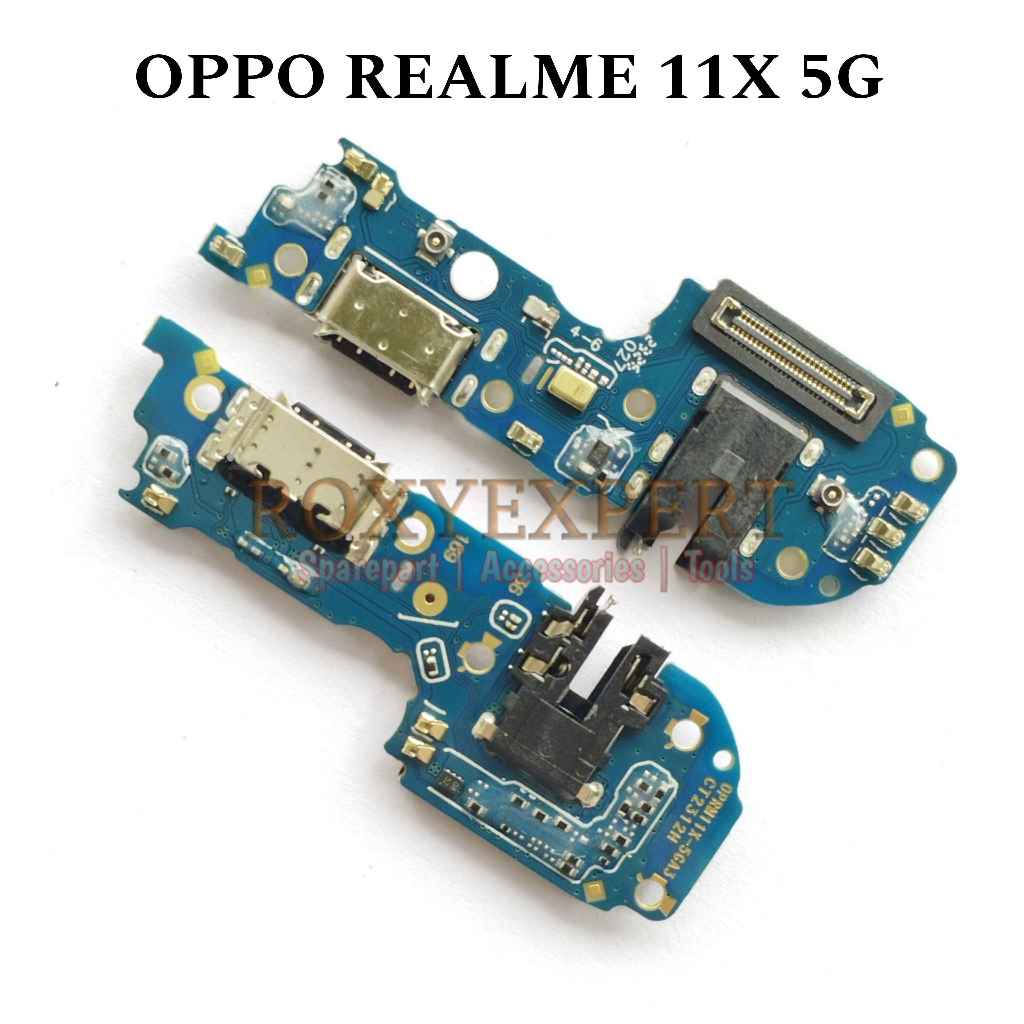 Konektor Cas Realme 11x 5G Pcb Charger Papan Usb Mic Original