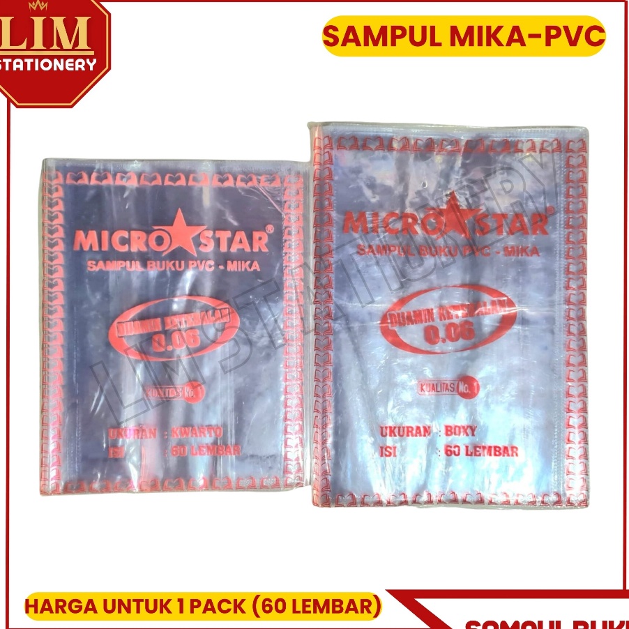 

FANTASTIS Sampul Mika Buku Tulis 6 Lembar Microstar Kualitas No1