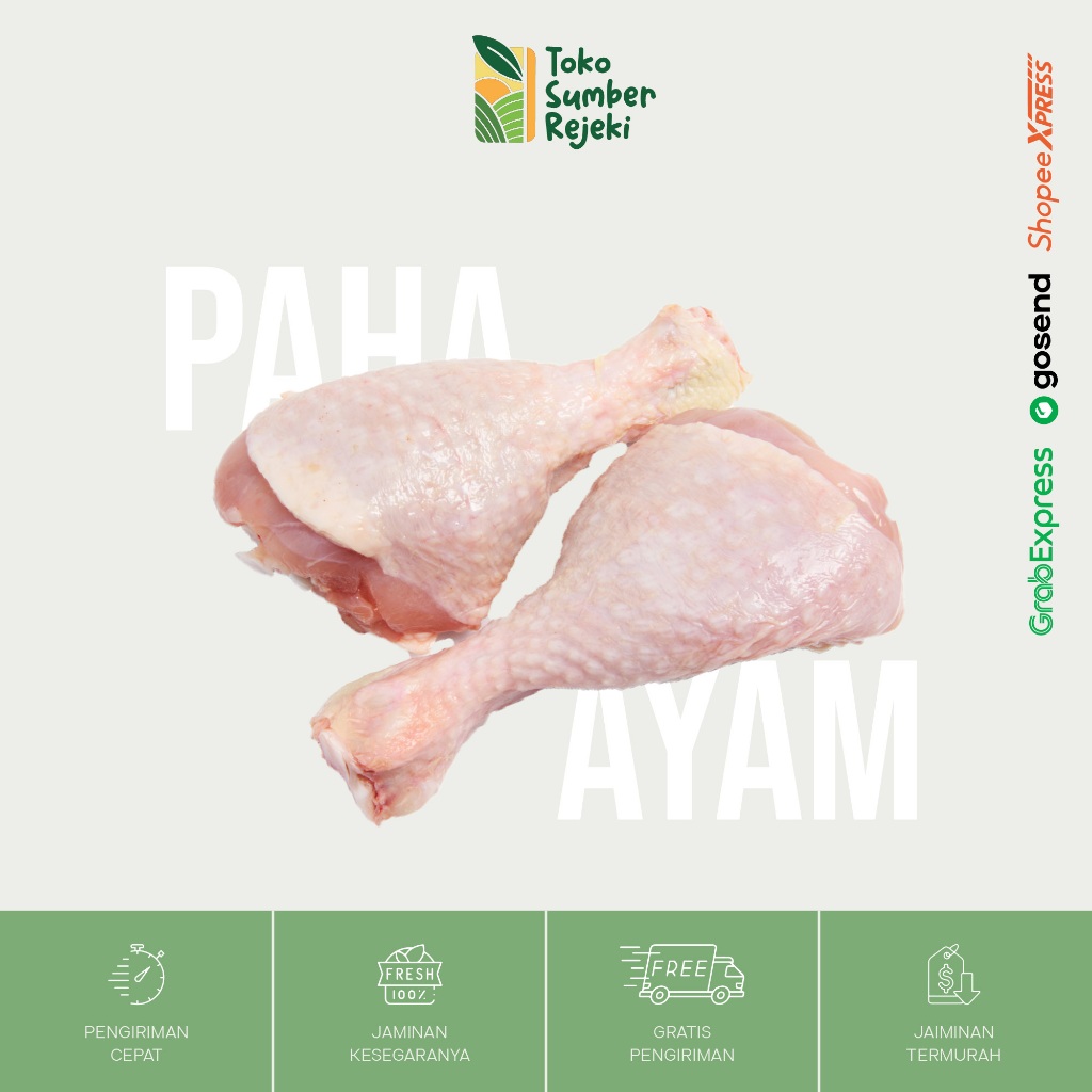 

Paha Bawah / Paha Pentung Ayam Negri Segar - Toko Sumber Rejeki Yogyakarta