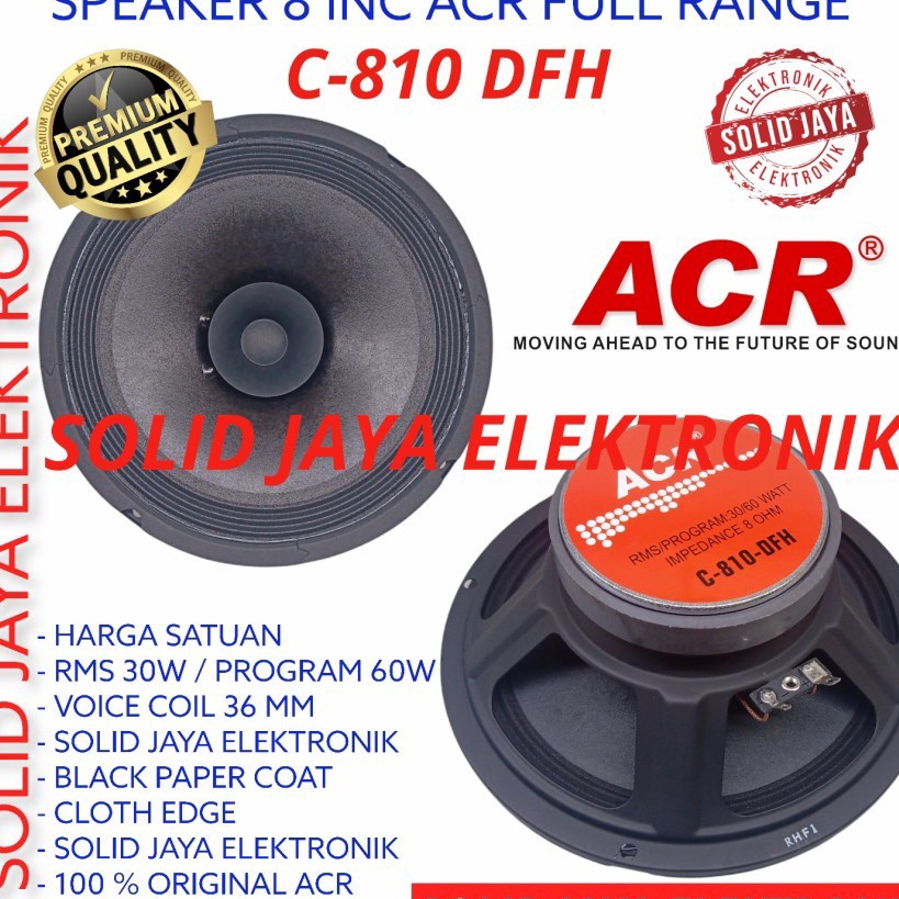 PROMO MENARIK SPEAKER ACR 8 INC C81DFH FULL RANGE C 81 DFH FULLRANGE C81 C81 8 FULRANGE VOKAL VOCAL 